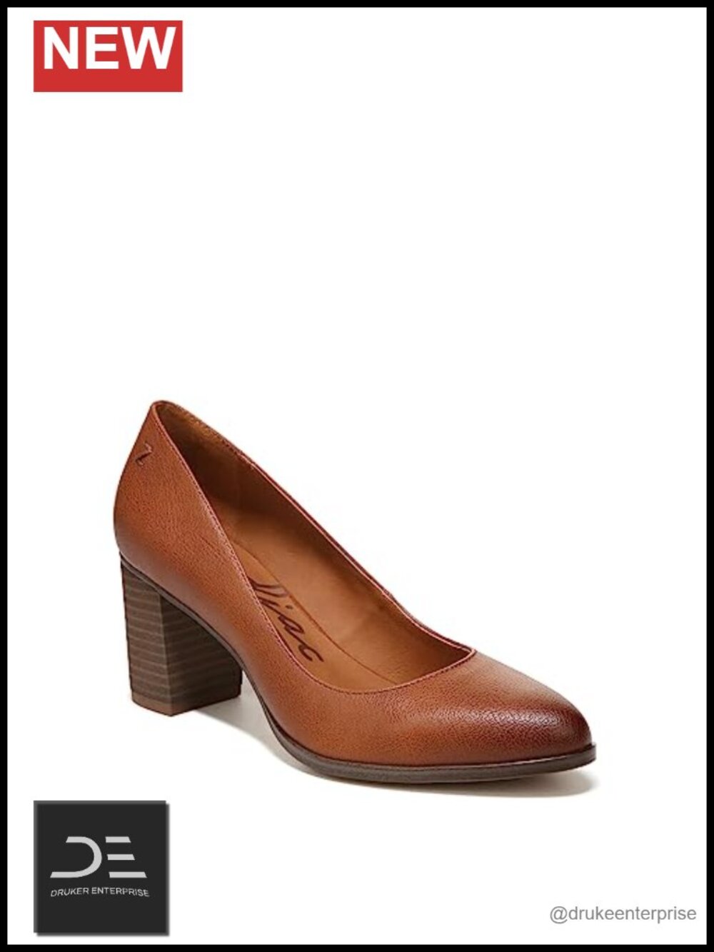 Women's Gloria Pumps Slip-On Heels Cushioned Almond Toe Block Heel